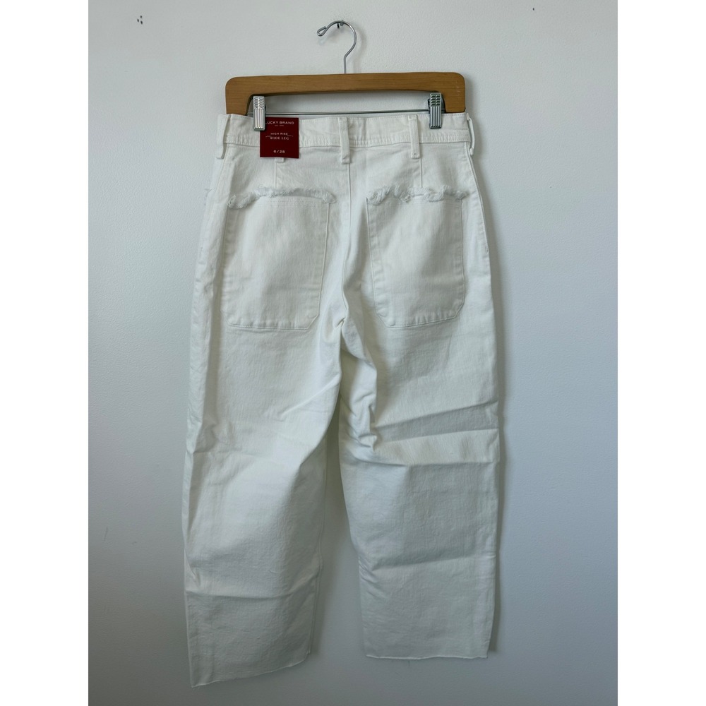 Lucky Brand Legend High Rise Wide Leg Jeans – Bright White – Women's 6/28 – NWT - Picture 6 of 7